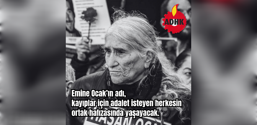 Emine Ocak Annemizin Mücadelesine Minnet ve Saygıyla
