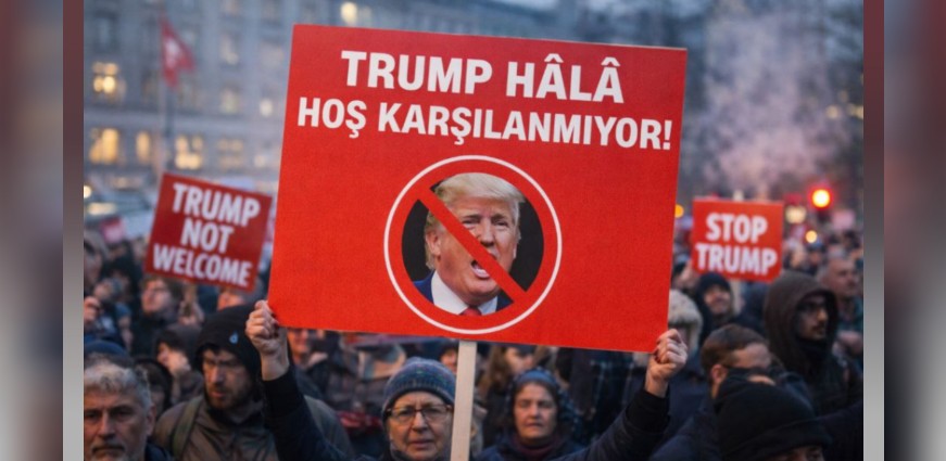 İDHF'den Trump Protestosuna Çağrı: Trump'a İsviçre'de Yer Yok!