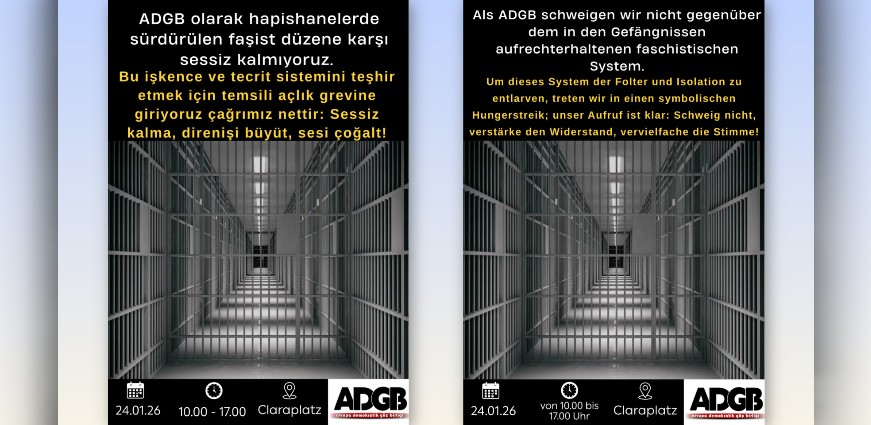 İDHF'den Dayanışma Açlık Grevine Çağrı!