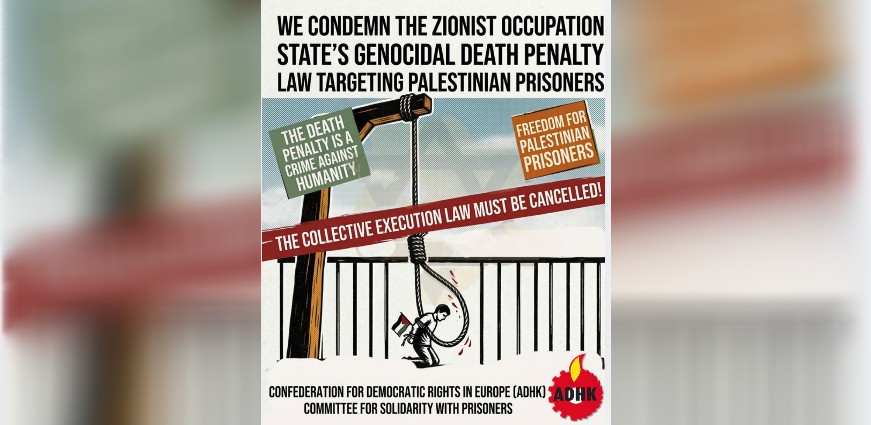 Modern Engizisyon Mahkemesi: İsrail Meclisi Knesset'in İdam Fermanını Kınıyoruz!