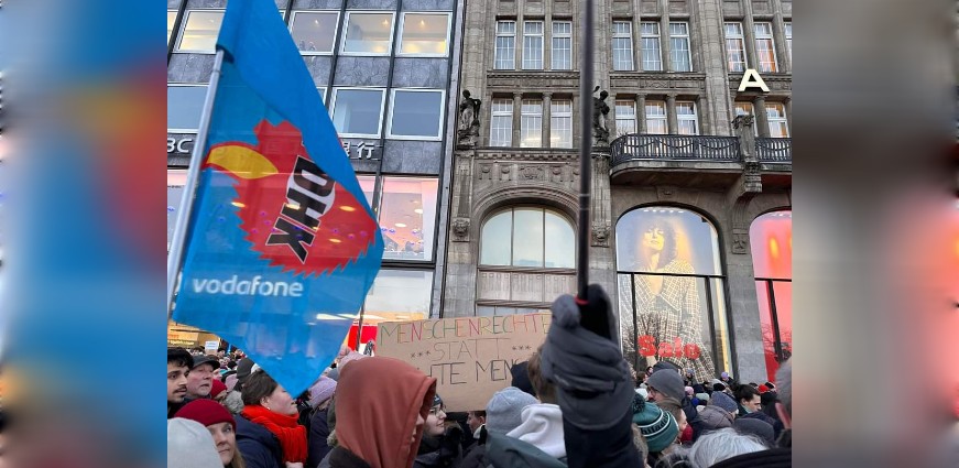 AfD Hamburg'ta Protesto Edildi.