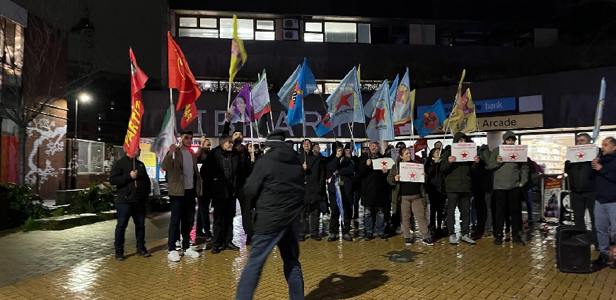 Devrimci Güçlere Yönelik Gözaltılar Londra'da Protesto Edildi.