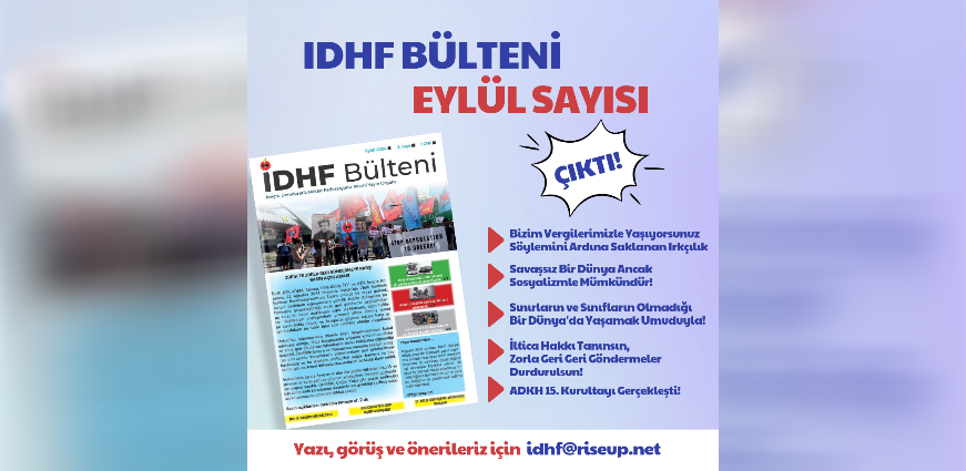 İDHF Bülteni Eylül Sayısı Çıktı!