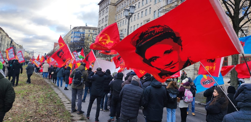 Sosyalizmin Kutup Yıldızları Rosa, Lebknecht ve Lenin, Berlin’de Anıldılar!