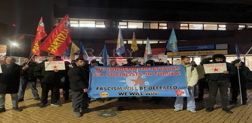 ESP'ye Yönelik Saldırılar Londra'da Protesto Edildi.