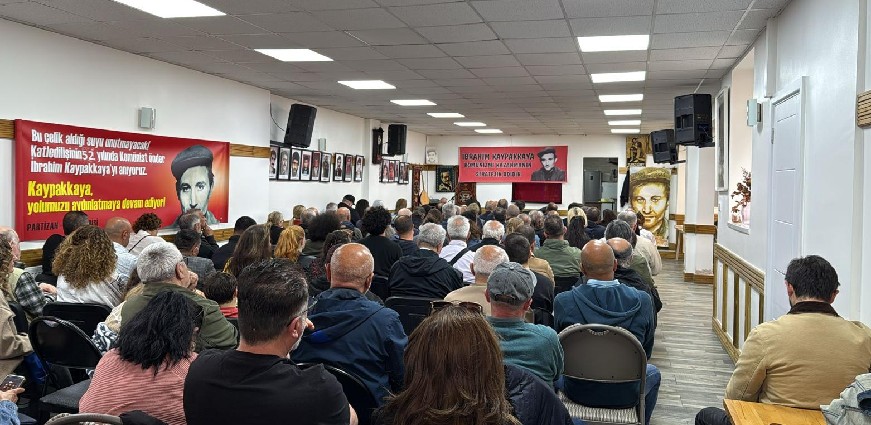 İbrahim Kaypakkaya Londra’da etkinlikte anıldı.