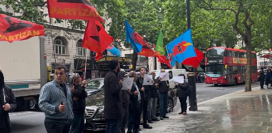 Londra'da Basavaraj ve 27 Halk Savaşçısının Katledilmeleri  Protesto Edildi