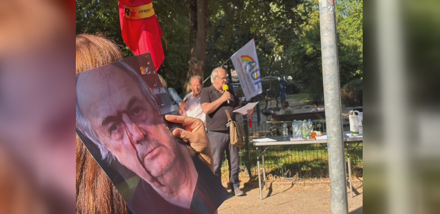 Essen'de, Roland Meister ile Dayanışma Eylemi Gerçekleştirildi