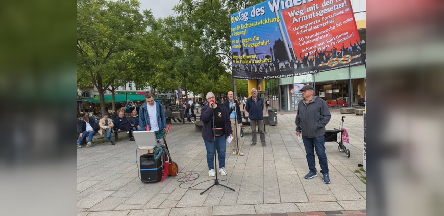 Hamburg'da Emperyalist Saldırılara Karşı Miting