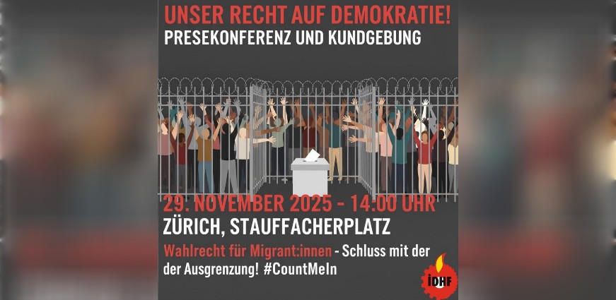 Kampagne für das Wahlrecht der Migrant:innen