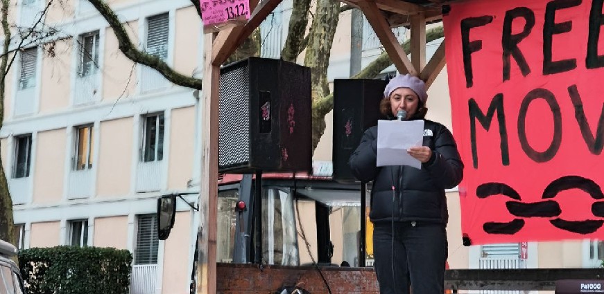 Göç Politikalarına Karşı Göç İdaresi Önünde Miting