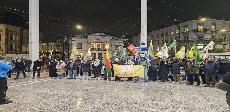 Halep’teki Saldırılara Karşı Zürih ve Winterthur’da Eylem