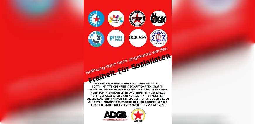 ADGB'den Açıklama: ESP'li Sosyalistlere Yönelik Gözaltıları Kınıyoruz!