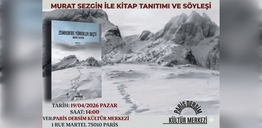 Paris’te Murat Sezgin ile edebiyat buluşması