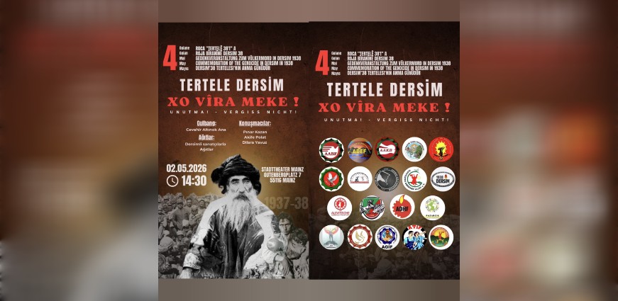 1937-38 Dersim’in Dinmeyen Çığlığına Ses Olalım!