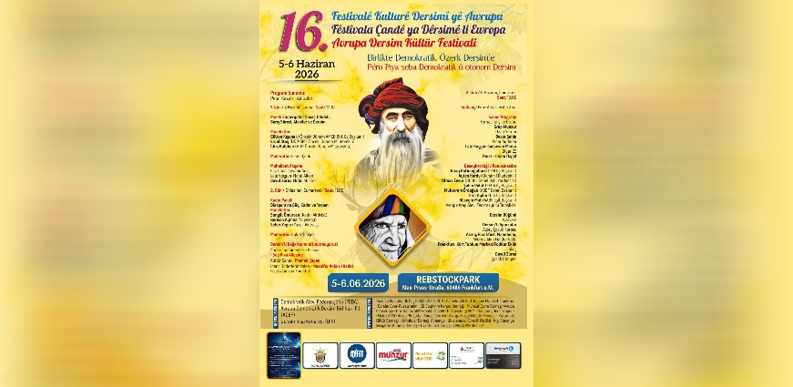 16. Avrupa Dersim Kültür Festivali'ne Çağrı: Hep Birlikte Demokratik Özerk Dersim'e