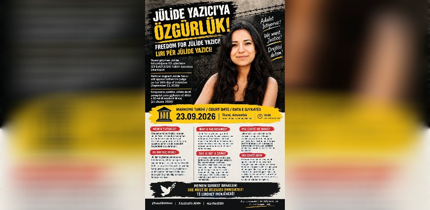 Jülide Yazıcı İçin Özgürlük ve Dayanışma!