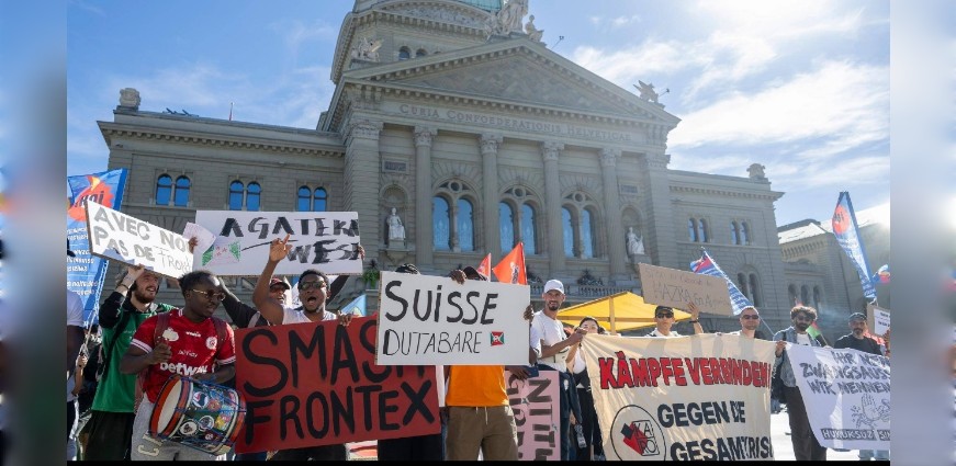 Bern’de “Aramızda Sınır Yok” mitingi gerçekleştirildi