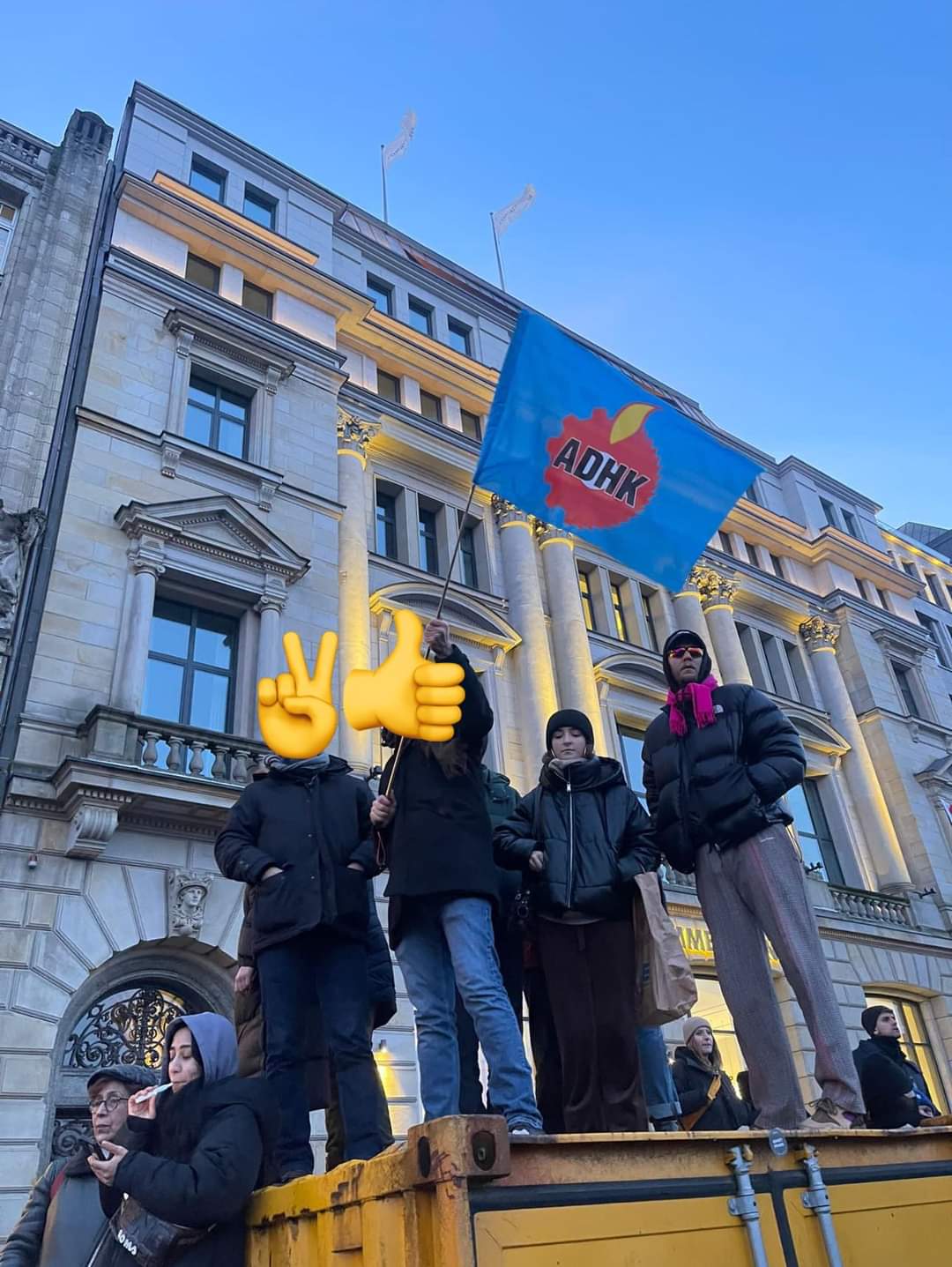 AfD Hamburg'ta Protesto Edildi. konulu fotoğraflar