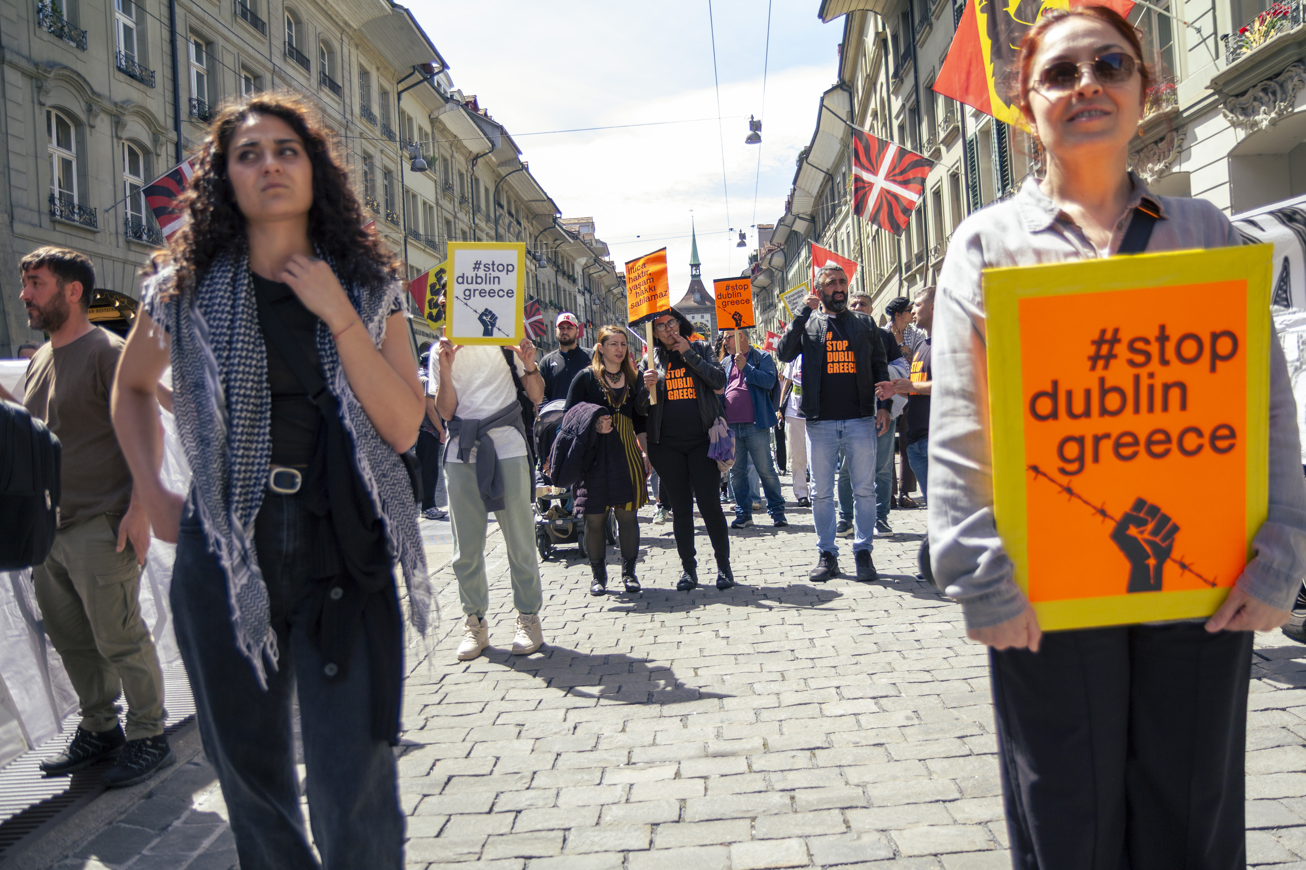 Bern’de Sığınmacılar İçin Adalet Talebi konulu fotoğraflar