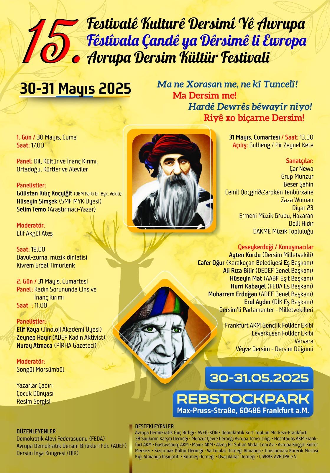 ADEF, FEDA ve DİK, Dersim Festivaline Katılım Çağrısında Bulundu! konulu fotoğraflar