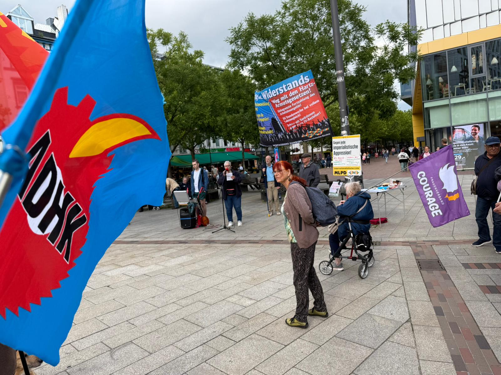 Hamburg'da Emperyalist Saldırılara Karşı Miting konulu fotoğraflar