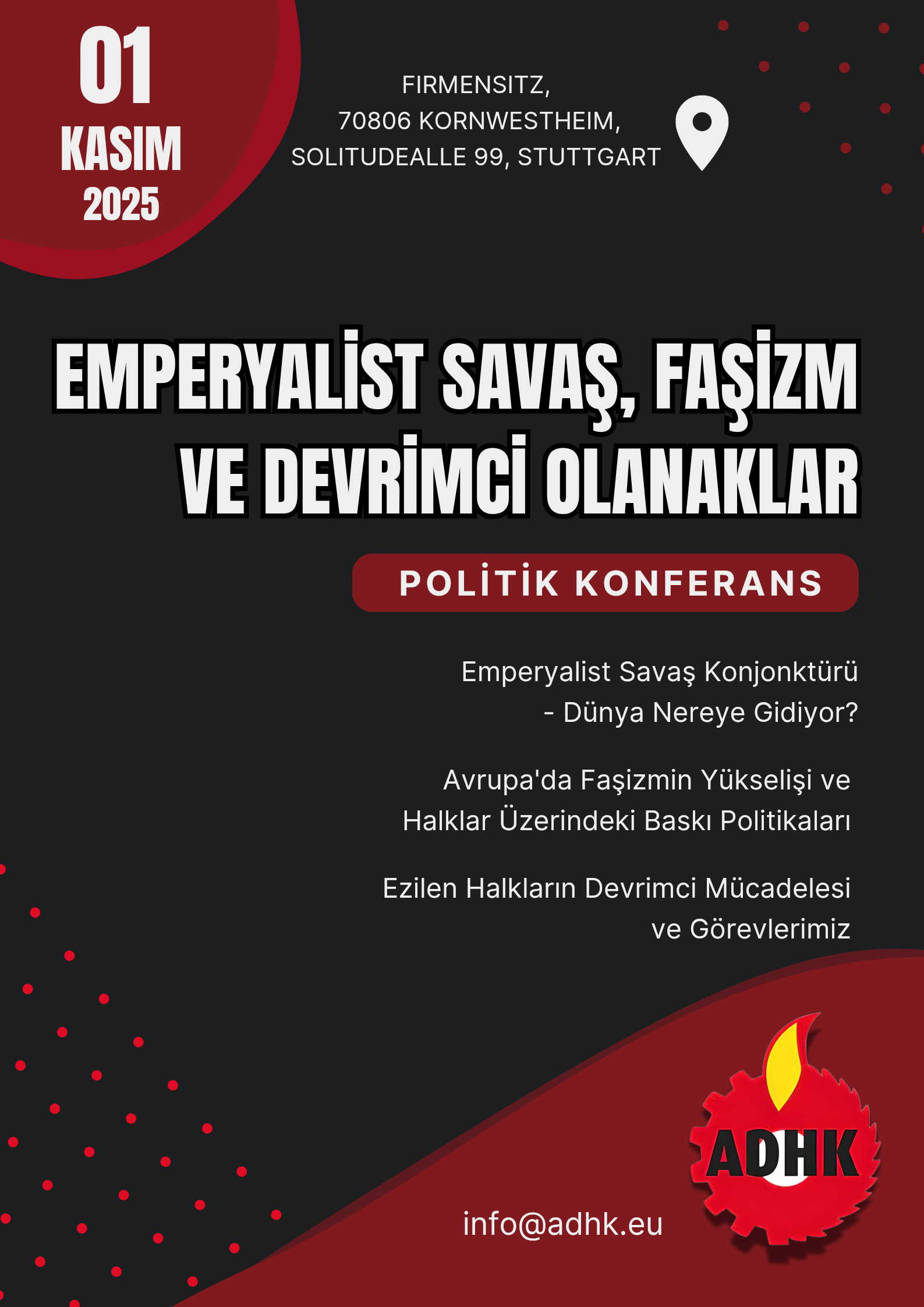 ADHK'dan Politik Konferans Çağrısı! konulu fotoğraflar