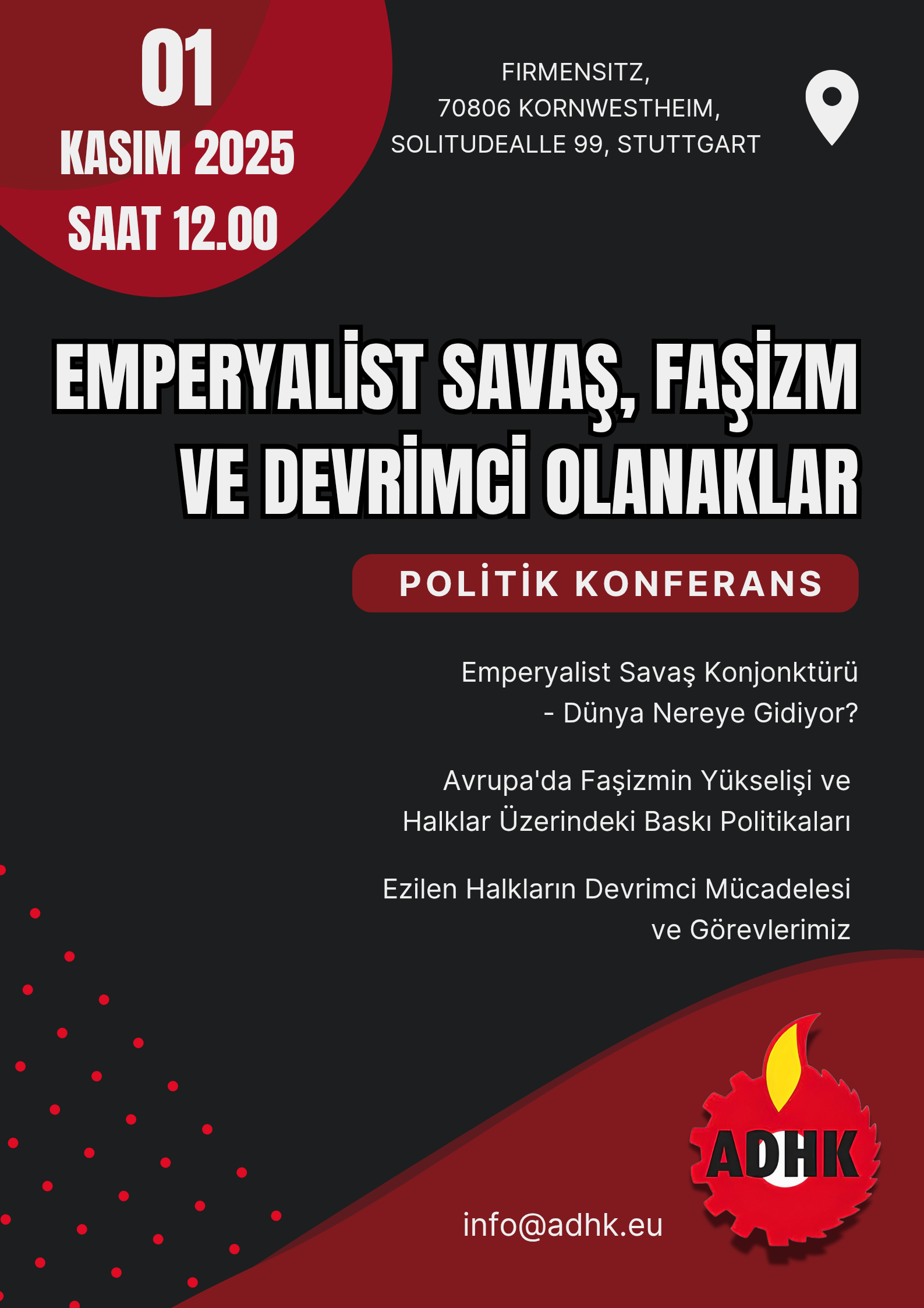 ADHK'dan Politik Konferans Çağrısı! konulu fotoğraflar