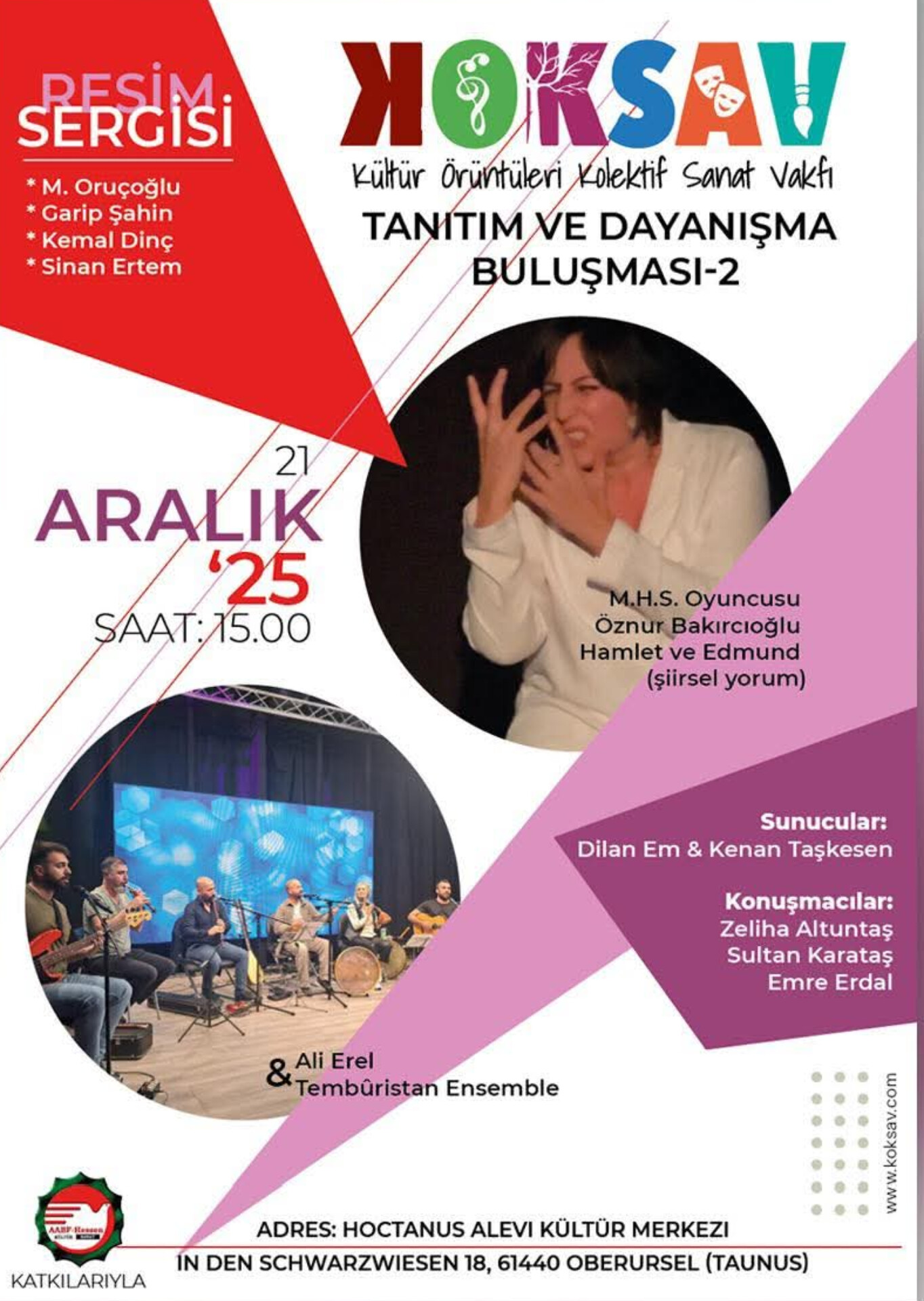 KÖKSAV Tanıtım ve Dayanışma Buluşması-2 Oberursel’de Gerçekleştiriliyor konulu fotoğraflar