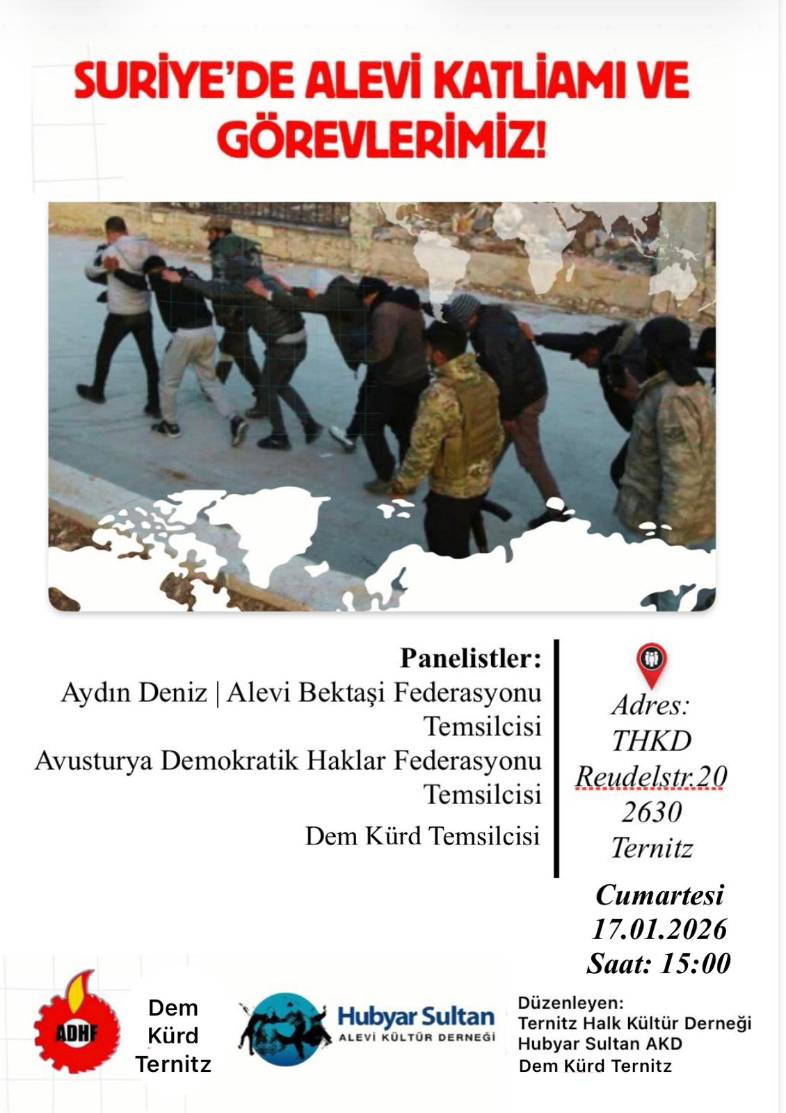 Avusturya'da 'Suriyede Alevi Katliamı ve Görevlerimiz' Panelleri konulu fotoğraflar