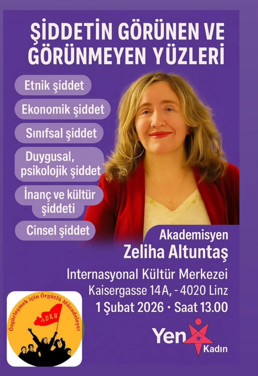 Avusturya'da Şiddetin Görünen ve Görünmeyen Yüzleriyle Yüzleşiyoruz Panelleri konulu fotoğraflar