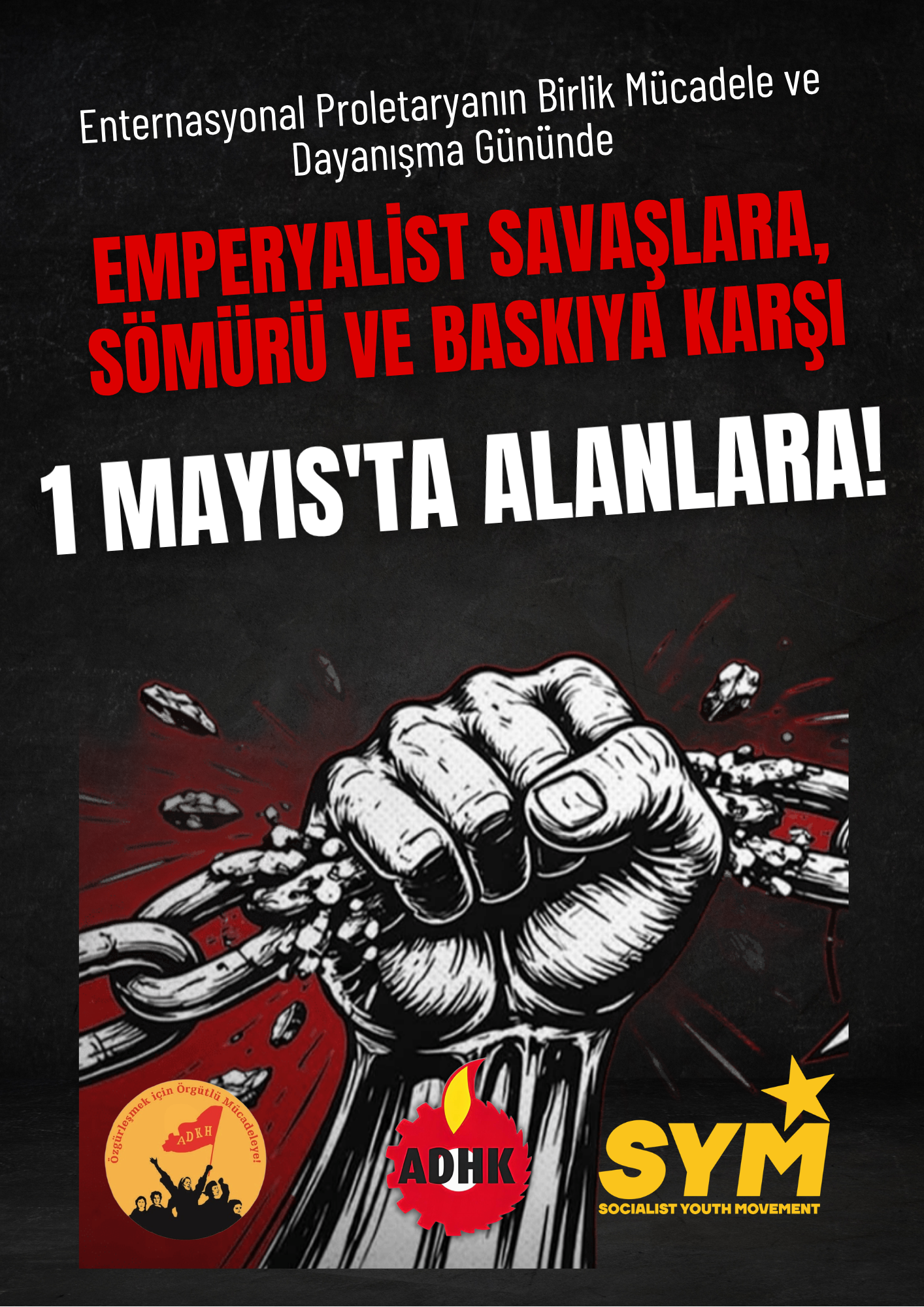 ADHK, ADKH ve SYM'den 1 Mayıs Çağrısı! konulu fotoğraflar