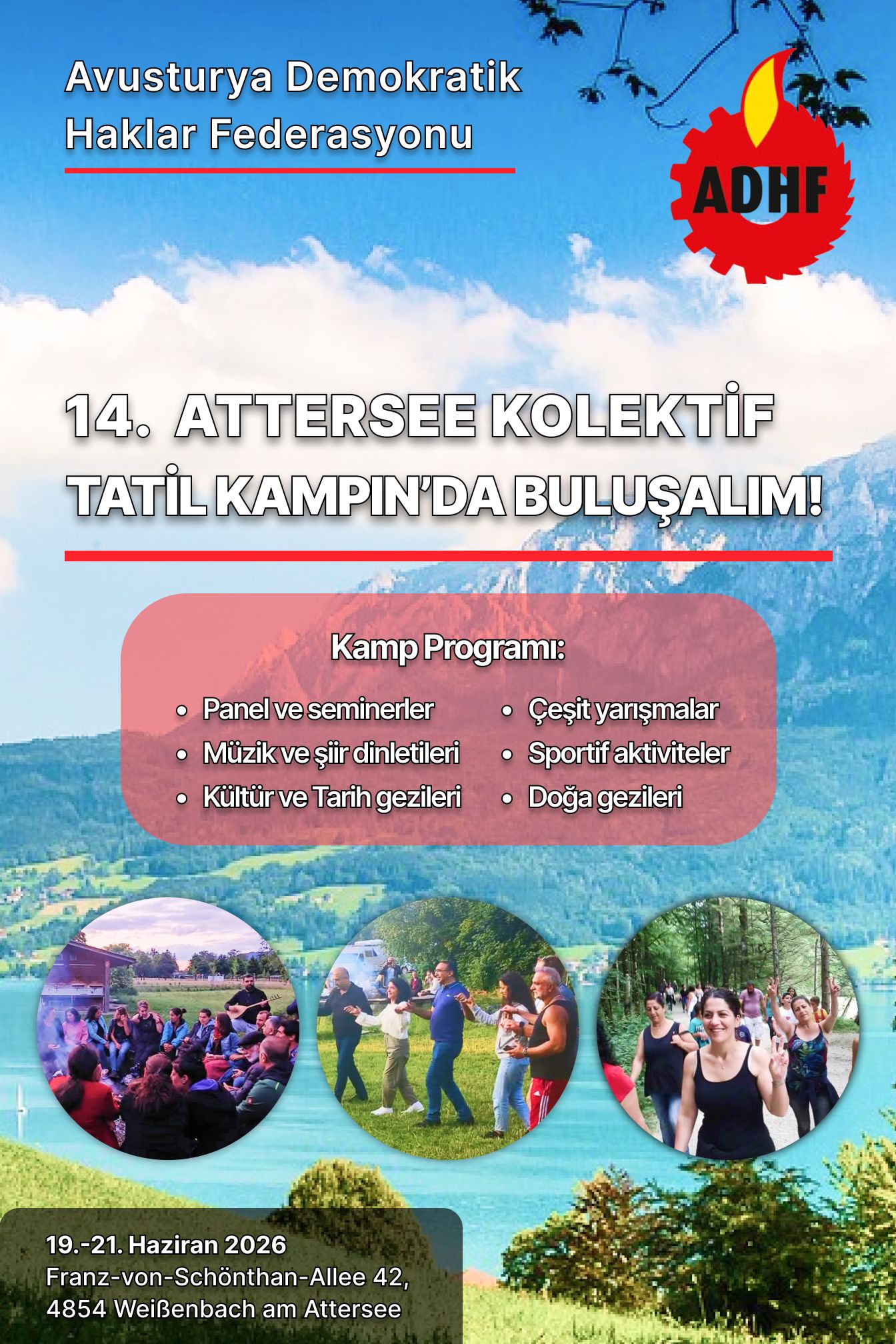ADHF 14. Attersee Kolektif Tatil Kampında Buluşalım! konulu fotoğraflar