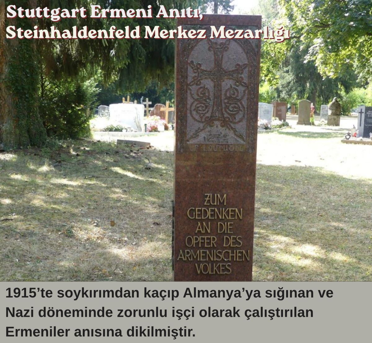 Stuttgart'ta Ermeni Soykırımı'nın 111. Yılı Anıldı konulu fotoğraflar