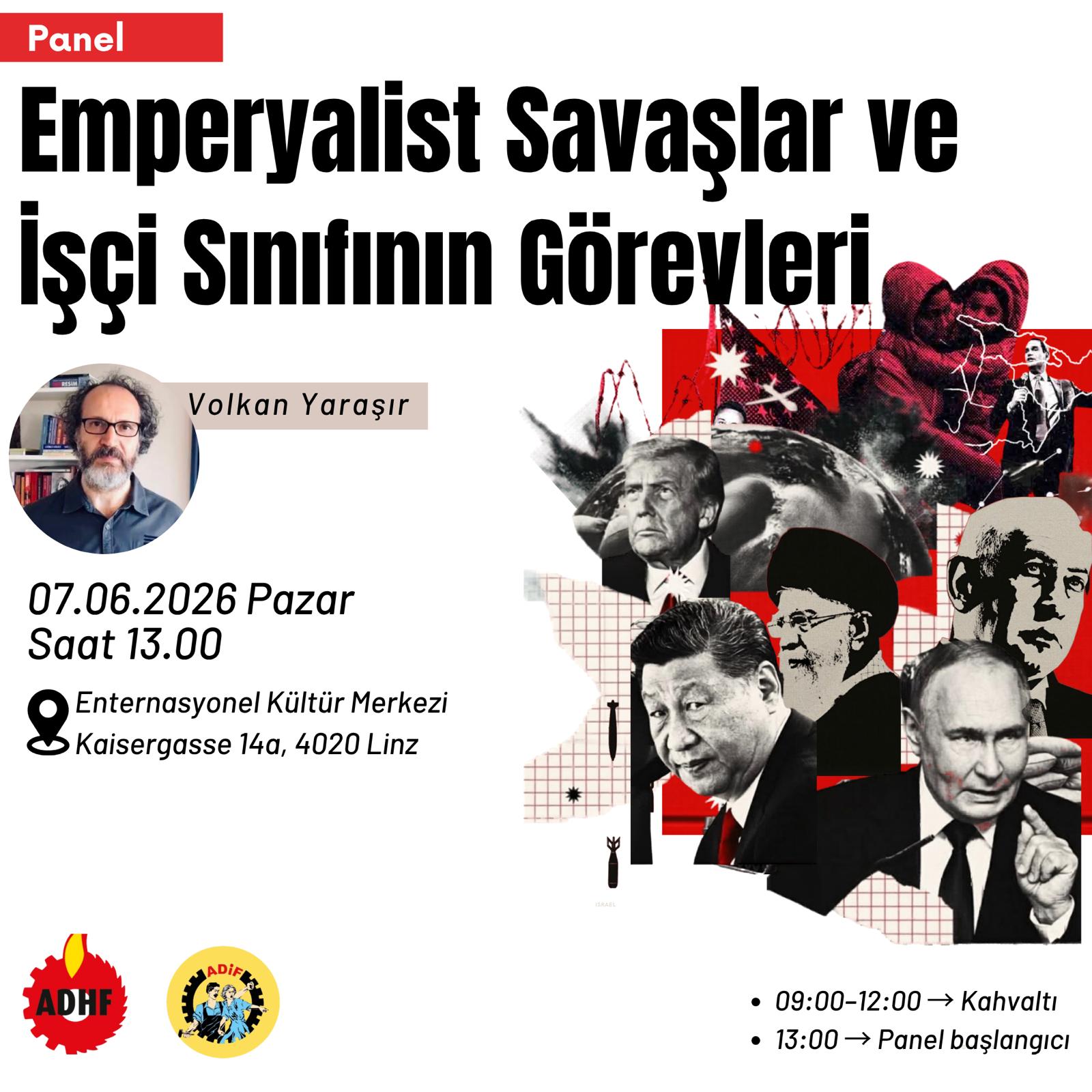 Emperyalist Savaşlar ve işçi Sınıfının Görevleri Panellerine Çağrı! konulu fotoğraflar